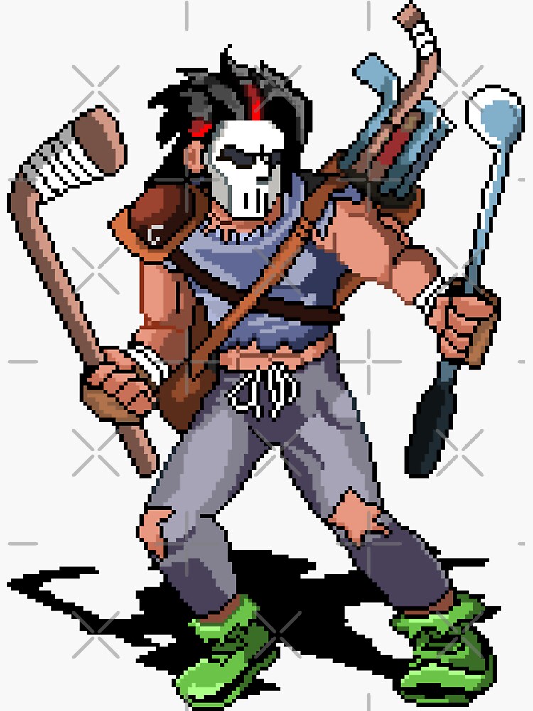 Pegatina for Sale con la obra «Casey Jones 87'» de DougSchenekArt