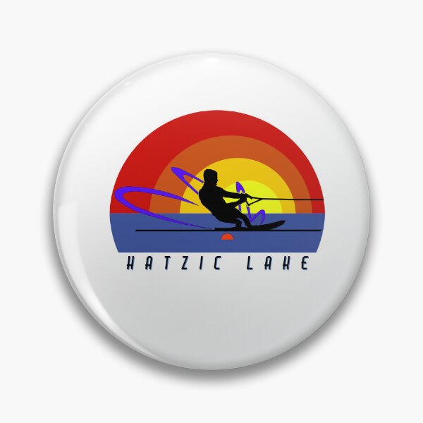 Item preview, Hatzic Lake Water Ski Slalom Skier designed and sold by HatzicTshirts.