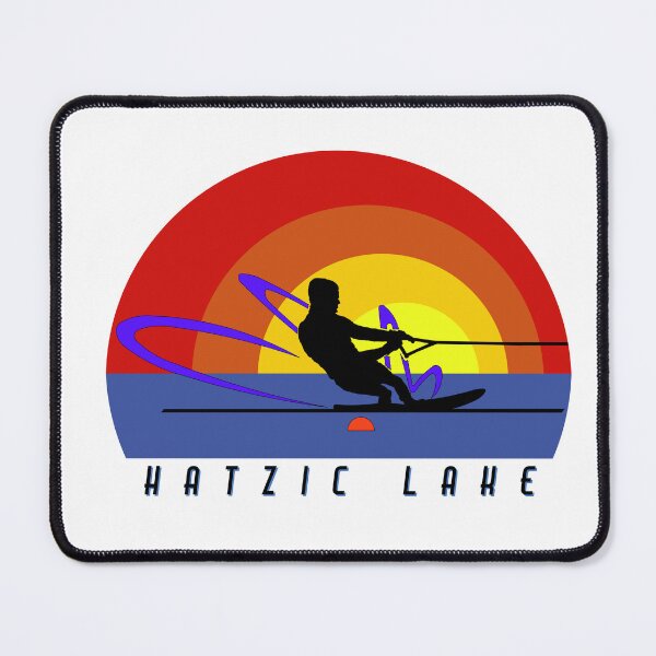 Item preview, Hatzic Lake Water Ski Slalom Skier designed and sold by HatzicTshirts.