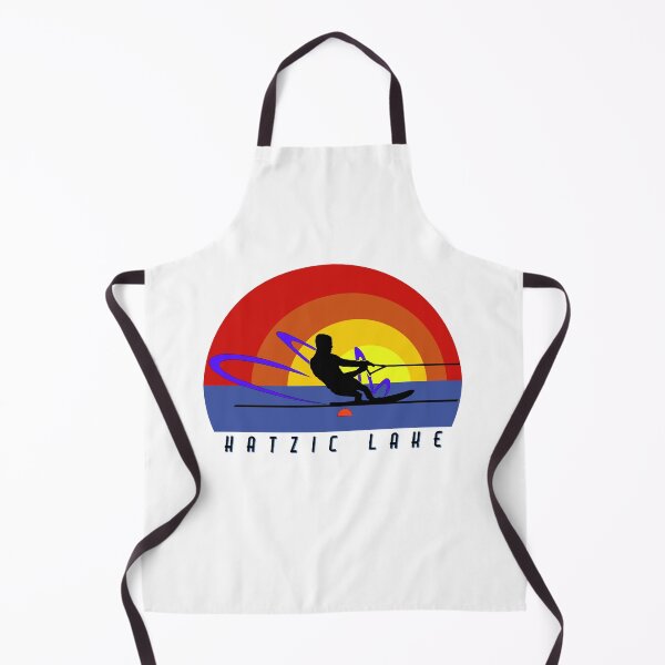 Item preview, Hatzic Lake Water Ski Slalom Skier designed and sold by HatzicTshirts.