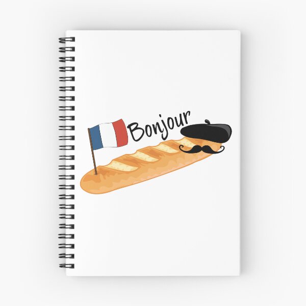 Item preview, Bonjour Oui Oui Baguette - Funny French  designed and sold by TheInkElephant.