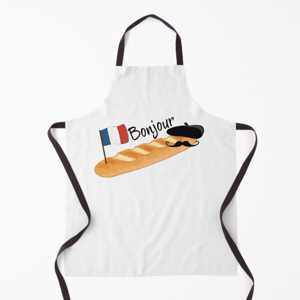 Item preview, Bonjour Oui Oui Baguette - Funny French designed and sold by TheInkElephant.