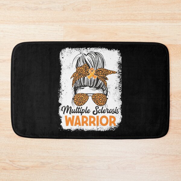 Item preview, Multiple Sclerosis Awareness Warrior Messy Bun Orange Ribbon designed and sold by Best Designer.