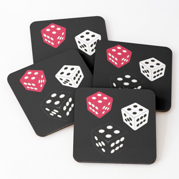 Item preview, Classic Dice Black White Red Pack designed and sold by AgnesMBrae.