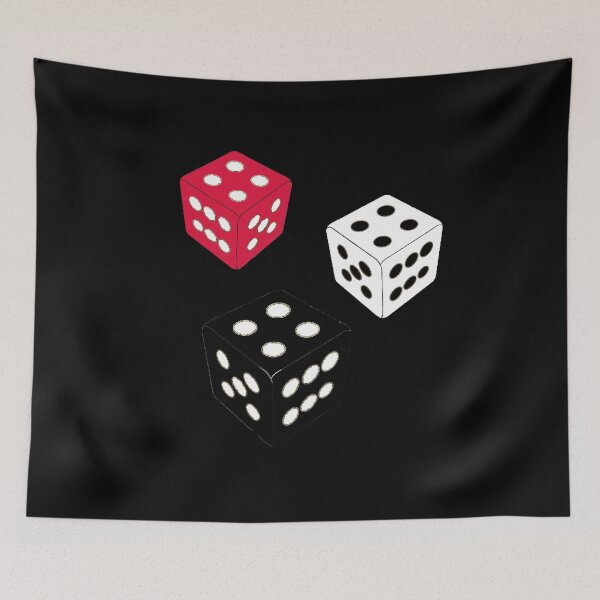 Item preview, Classic Dice Black White Red Pack designed and sold by AgnesMBrae.