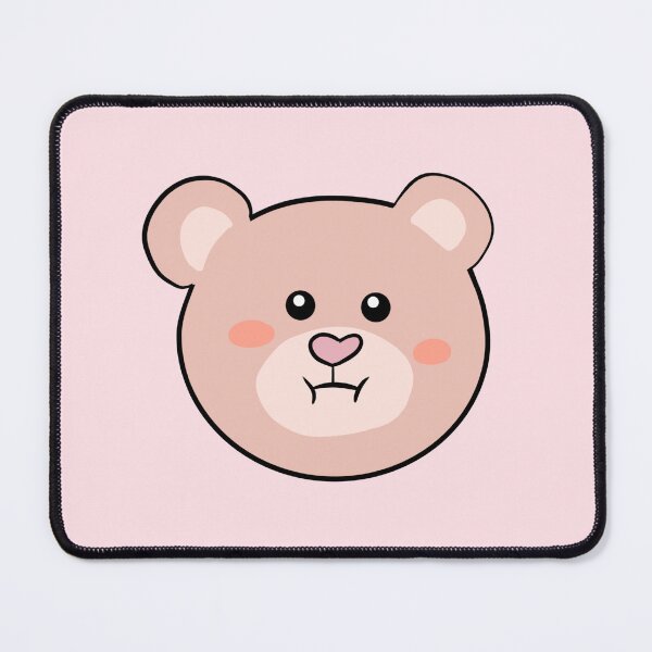 Item preview, Cute pink Teddy Bear head illustration  designed and sold by Yarafantasyart.