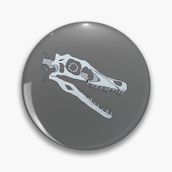 Item preview, Light Gray/ Light Grey Velociraptor Skull designed and sold by AuperArchives.