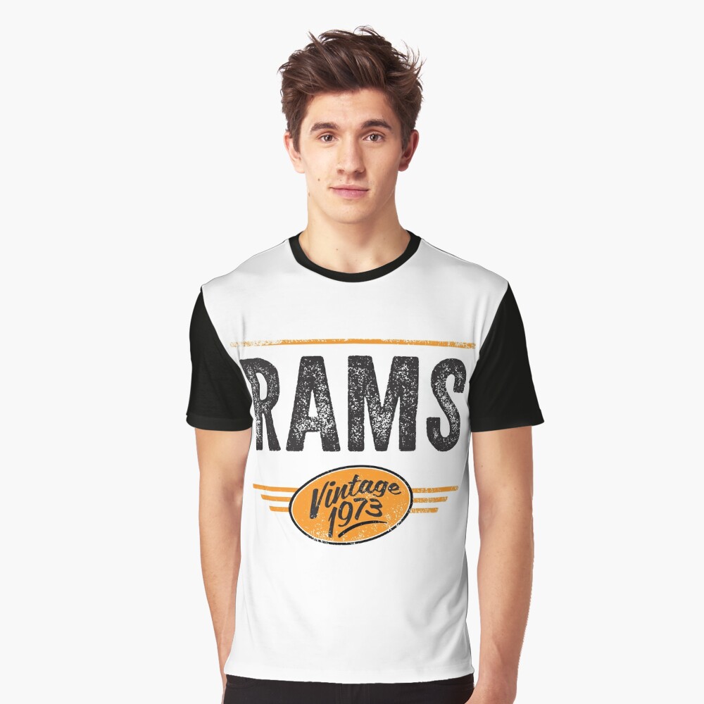 Vintage Rams Essential T-Shirt for Sale by 50ROCK Gear