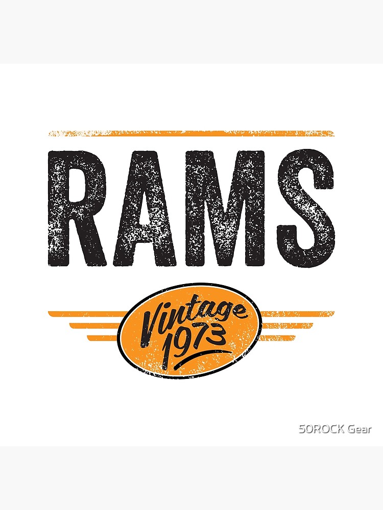 Disover Vintage Rams Premium Matte Vertical Poster