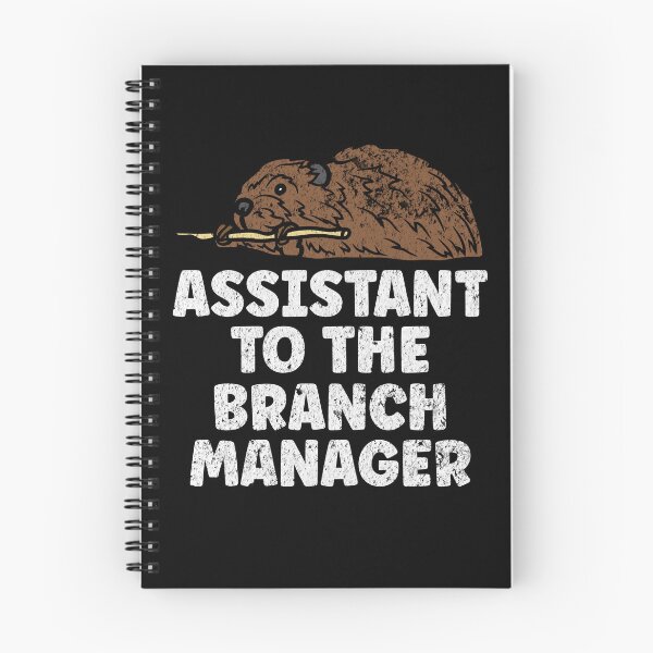 Item preview, Assistant To The Branch Manager Funny Beaver designed and sold by TheButtonCrew.