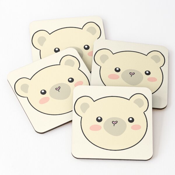 Item preview, Cute yellow Teddy Bear head illustration  designed and sold by Yarafantasyart.