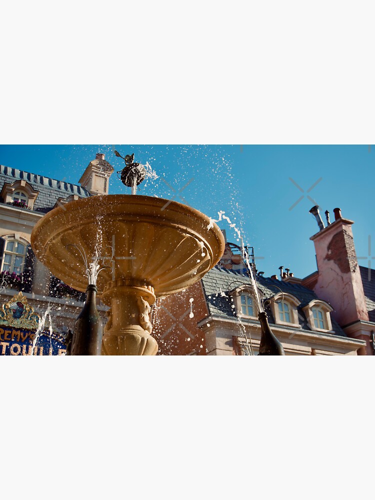 Thumbnail 3 of 3, Sticker, FRANCE PARIS FOUNTAIN ORLANDO FLORIDA THEME PARK designed and sold by teruyalab.