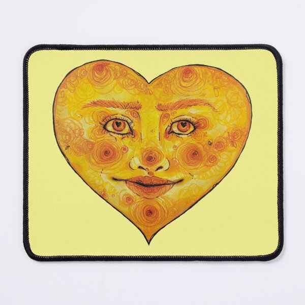 Item preview, Orange-Hearted Face designed and sold by EleaLuthien.
