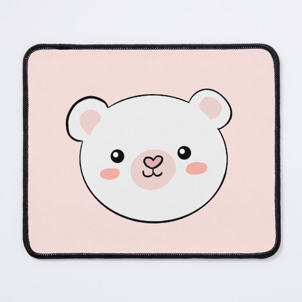Item preview, white Teddy Bear head illustration designed and sold by Yarafantasyart.
