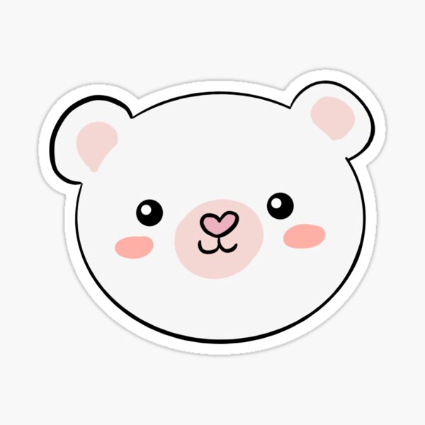 Cute Panda Holding Heart Sticker