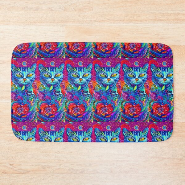 Item preview, Psychedelic cat #1 designed and sold by DaytonTreasuresGifts.