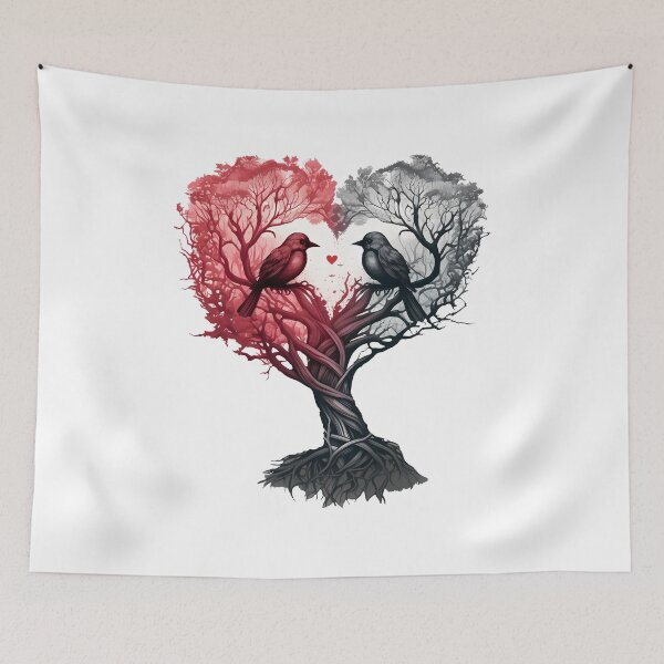 Item preview, Two lovebirds in a tree designed and sold by Melcu.