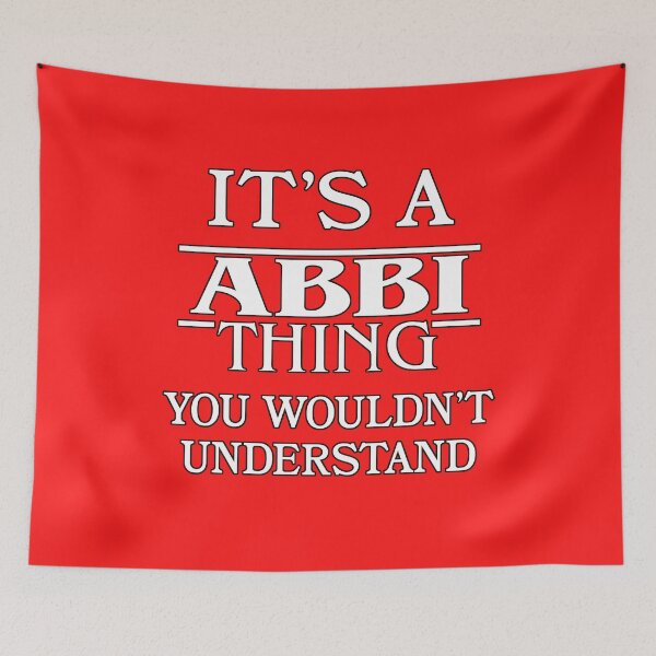 Item preview, Its A Abbi Thing You Wouldnt Understand Funny Cute Gift T Shirt For Men Women Hoodie Sweatshirt Sticker Family Reunion Party designed and sold by arcadetoystore.