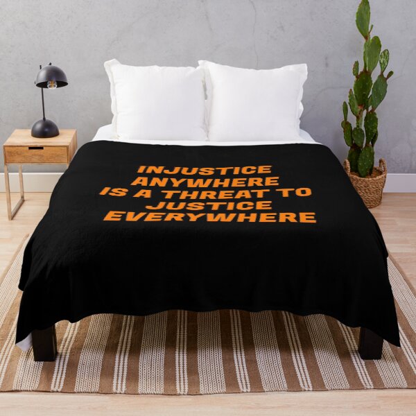Item preview, Injustice anywhere is a threat to justice everywhere designed and sold by Inspirationmotivation.