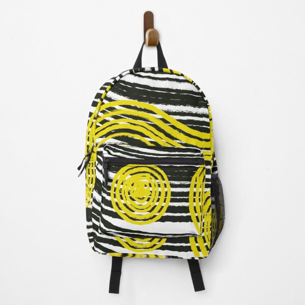 Item preview, Abstract yellow and black pattern geometric  designed and sold by Tropical Blood.