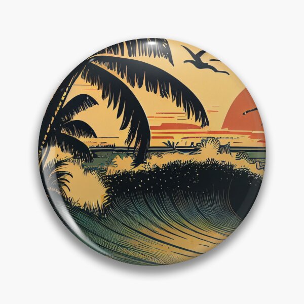 Item preview, Etiqueta de surf hawaii vintage designed and sold by benarik.