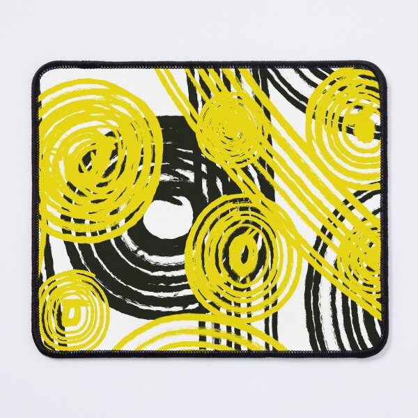 Item preview, Abstract yellow and black pattern geometric  designed and sold by Tropical Blood.