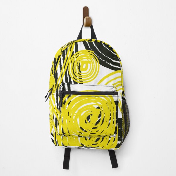 Item preview, Abstract yellow and black pattern geometric  designed and sold by Tropical Blood.