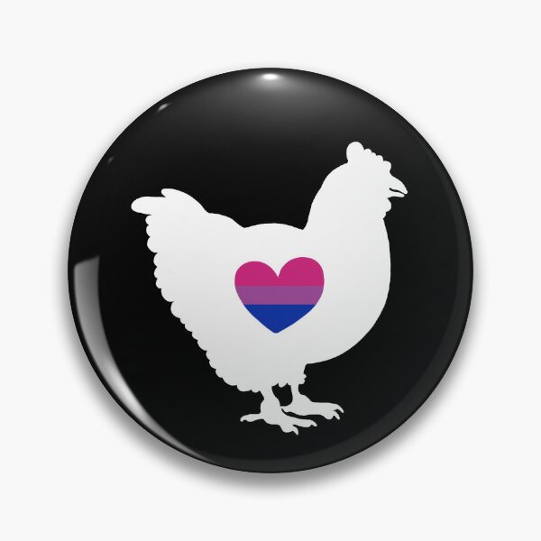 Item preview, Chicken Lover - LGBTQ Bi Flag Heart 03 designed and sold by Puddmuppy.