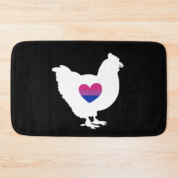 Item preview, Chicken Lover - LGBTQ Bi Flag Heart 03 designed and sold by Puddmuppy.
