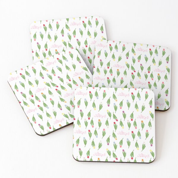Item preview, Pattern multi-colored tulips on a white designed and sold by YuYuKoroleva.