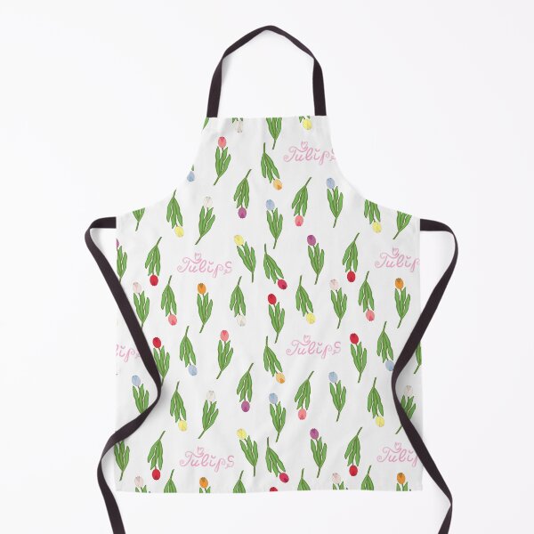 Item preview, Pattern multi-colored tulips on a white designed and sold by YuYuKoroleva.