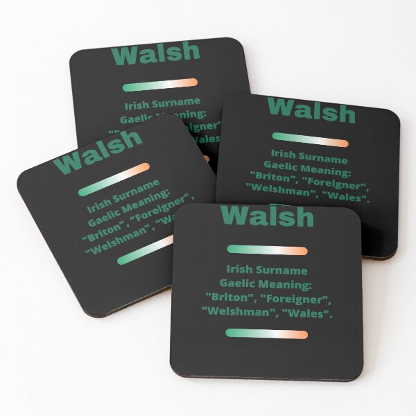 Item preview, Walsh Family Surname Meaning designed and sold by teewearstyle.