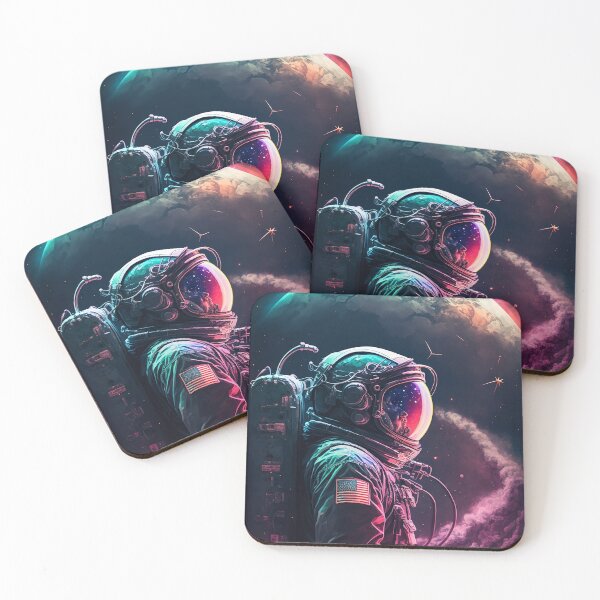 Item preview, The Cosmic Journey - Stunning Astronaut Portrait  designed and sold by ByDigitalDream.