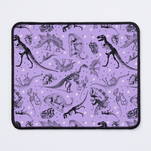 Item preview, Dino Star Toile | Vintage Museum Dinosaur Sketches and Skeletons LAVENDER PURPLE designed and sold by Kristi Duggins.