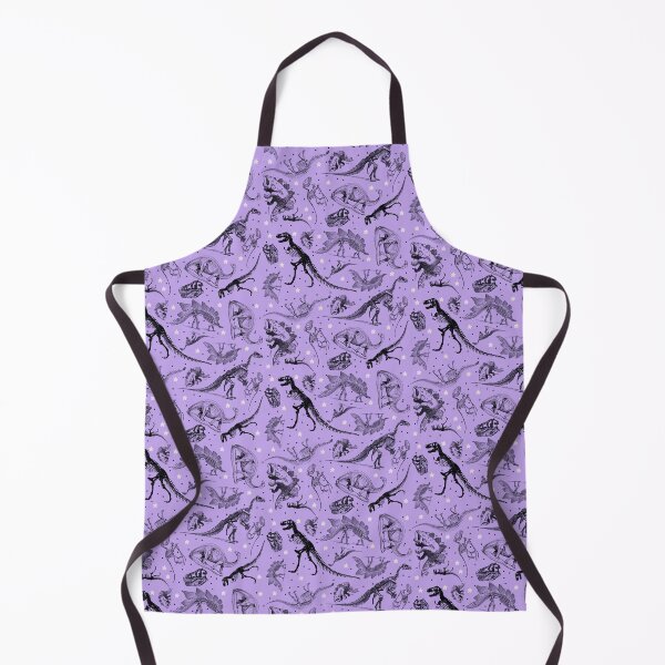 Item preview, Dino Star Toile | Vintage Museum Dinosaur Sketches and Skeletons LAVENDER PURPLE designed and sold by Kristi Duggins.
