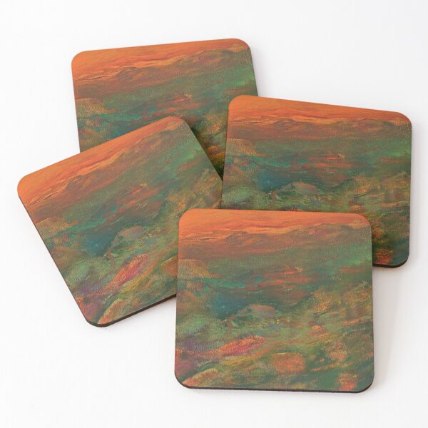 Item preview, Misty landscape at sundown designed and sold by George Hutton Hunter.