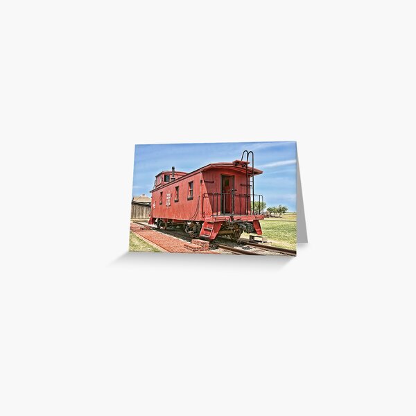 Oklahoma's CO&G Railroad Co. Greeting Card