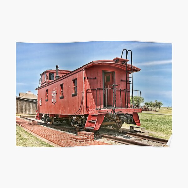 Oklahoma's CO&G Railroad Co. Poster