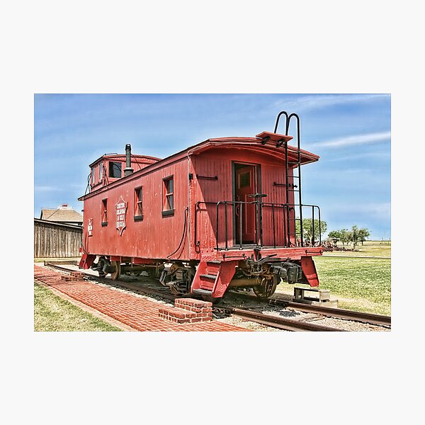 Oklahoma's CO&G Railroad Co. Photographic Print