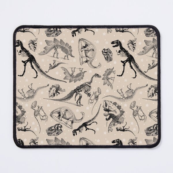 Item preview, Dino Star Toile | Vintage Museum Dinosaur Sketches and Skeletons CREAM TAN designed and sold by Kristi Duggins.