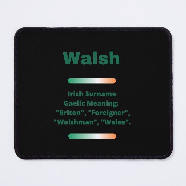 Item preview, Walsh Family Surname Meaning designed and sold by teewearstyle.