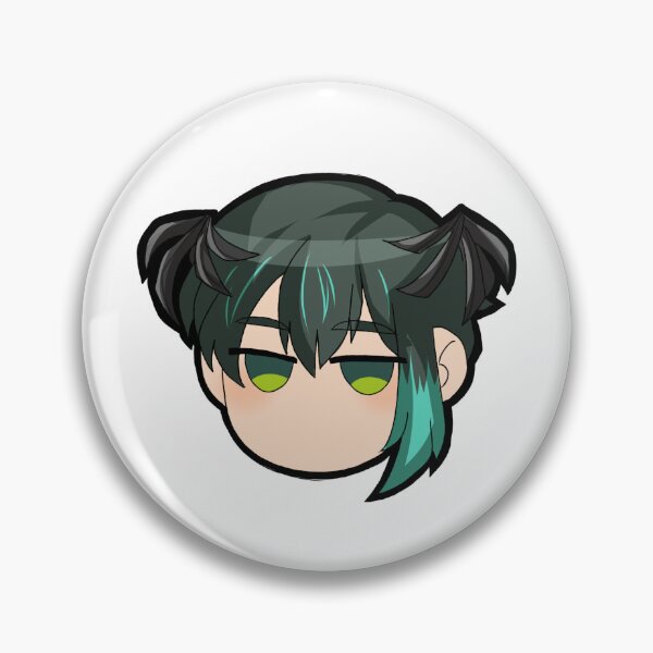 Artikelvorschau, Barbatos Chibi-Kopf entworfen und verkauft von ArtemisCrafts.