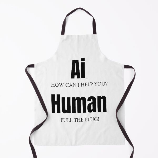 Item preview, AI: How can I help you? Human: Pull the plug - Ai vs Human Fun Design designed and sold by nicpa-art.