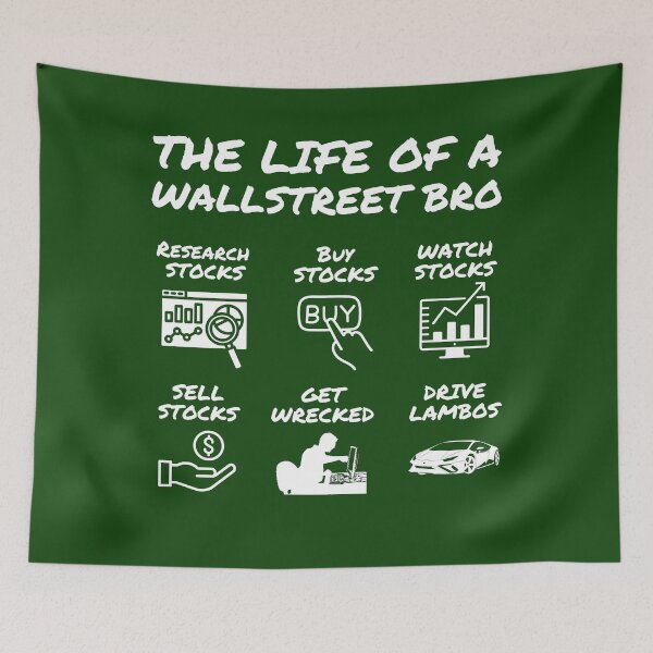 Item preview, The Life of a Wallstreet Bro BE designed and sold by ThreadsByCampion.