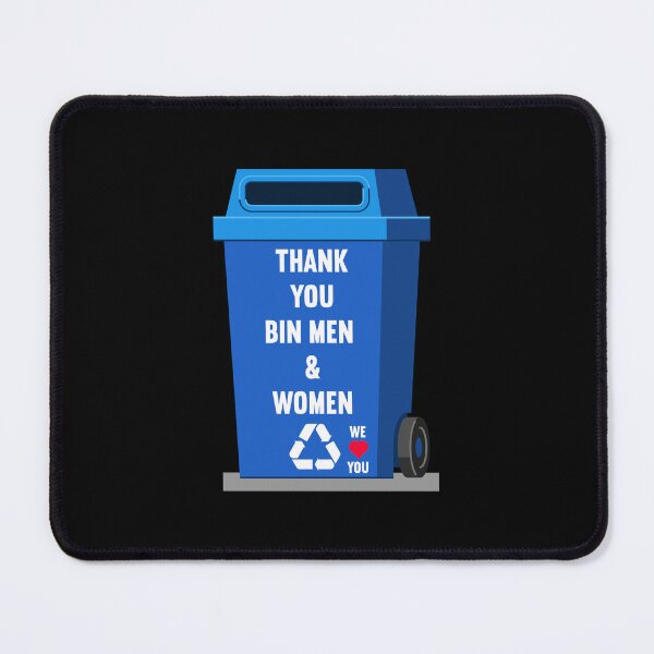 Item preview, Blue Recycling Bin _Thank You Bin Men & Women designed and sold by Best-Designers.