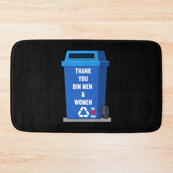 Item preview, Blue Recycling Bin _Thank You Bin Men & Women  designed and sold by Best-Designers.