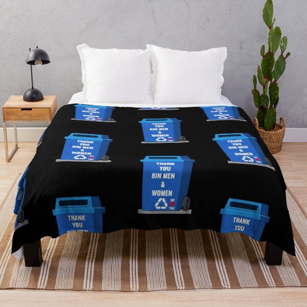 Item preview, Blue Recycling Bin _Thank You Bin Men & Women designed and sold by Best-Designers.
