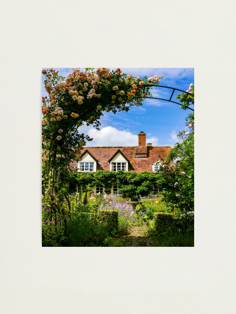 Alternate view of Cottage garden. v2 Photographic Print
