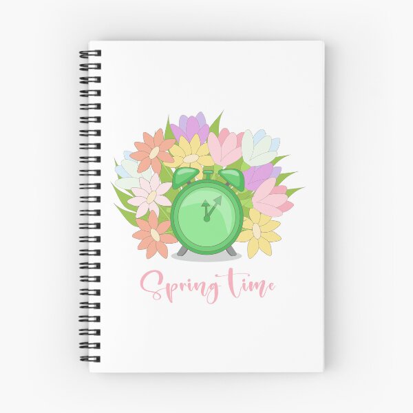 Item preview, Spring flowers and green alarm clock designed and sold by YuYuKoroleva.