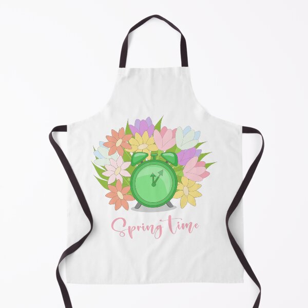 Item preview, Spring flowers and green alarm clock designed and sold by YuYuKoroleva.